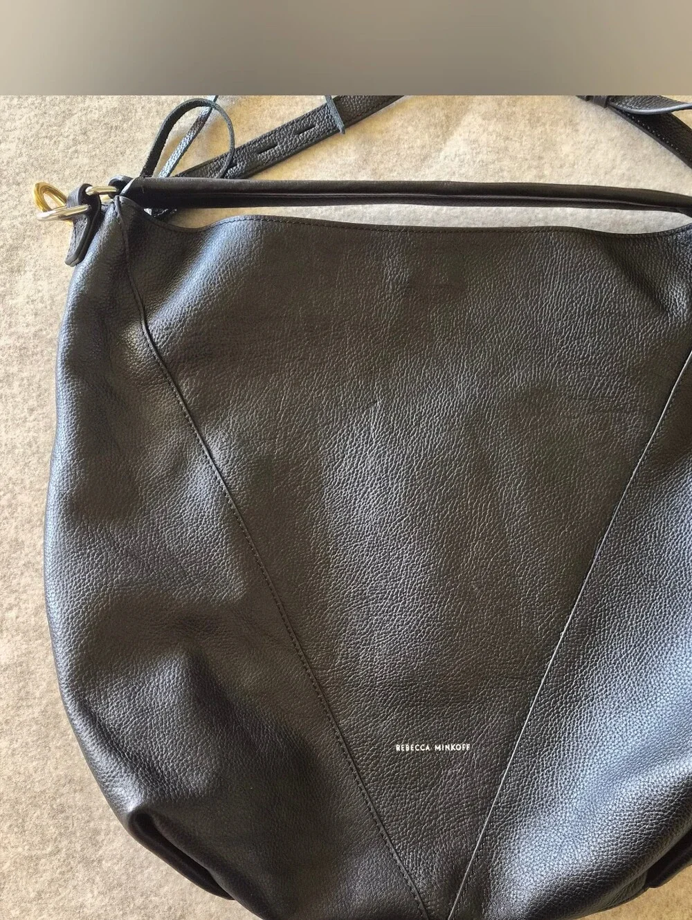 Rebecca Minkoff Moto Leather, Double Zip Hobo Shoulder Bag